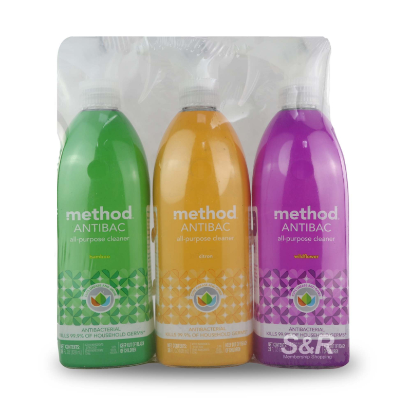 Method AllPurpose Cleaner Antibac 3pcs x 628mL